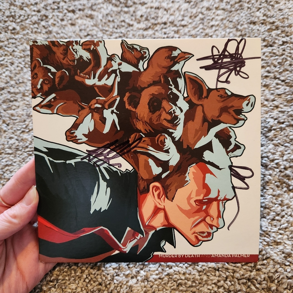 Signed Murder By Death & Amanda Palmer 7" Vinyl